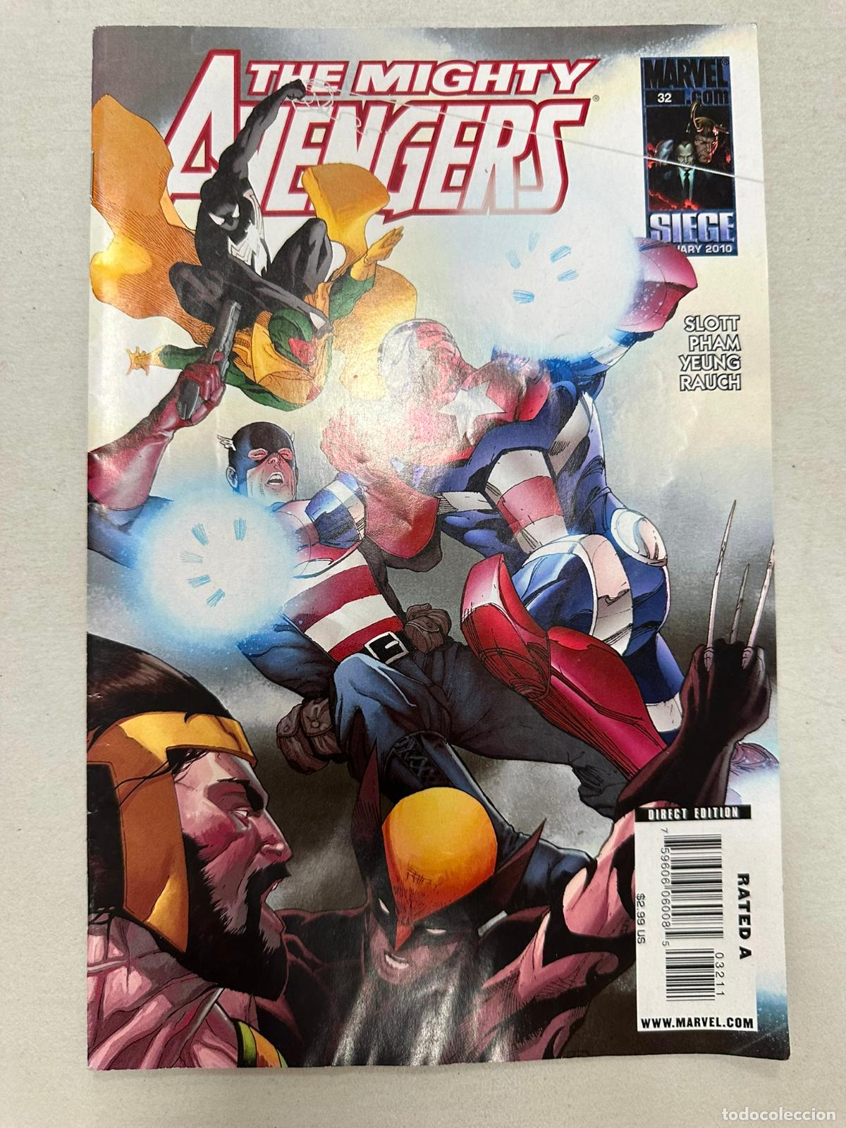 C&oacute;mics: Mighty Avengers #32 Marvel, 2010 Siege Tie-In - Foto 1