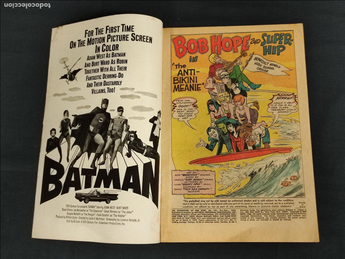 C&oacute;mics: BOB HOPE - N&ordm; 101 - OCT. NOV. - 1966 - EN INGLES - - Foto 4