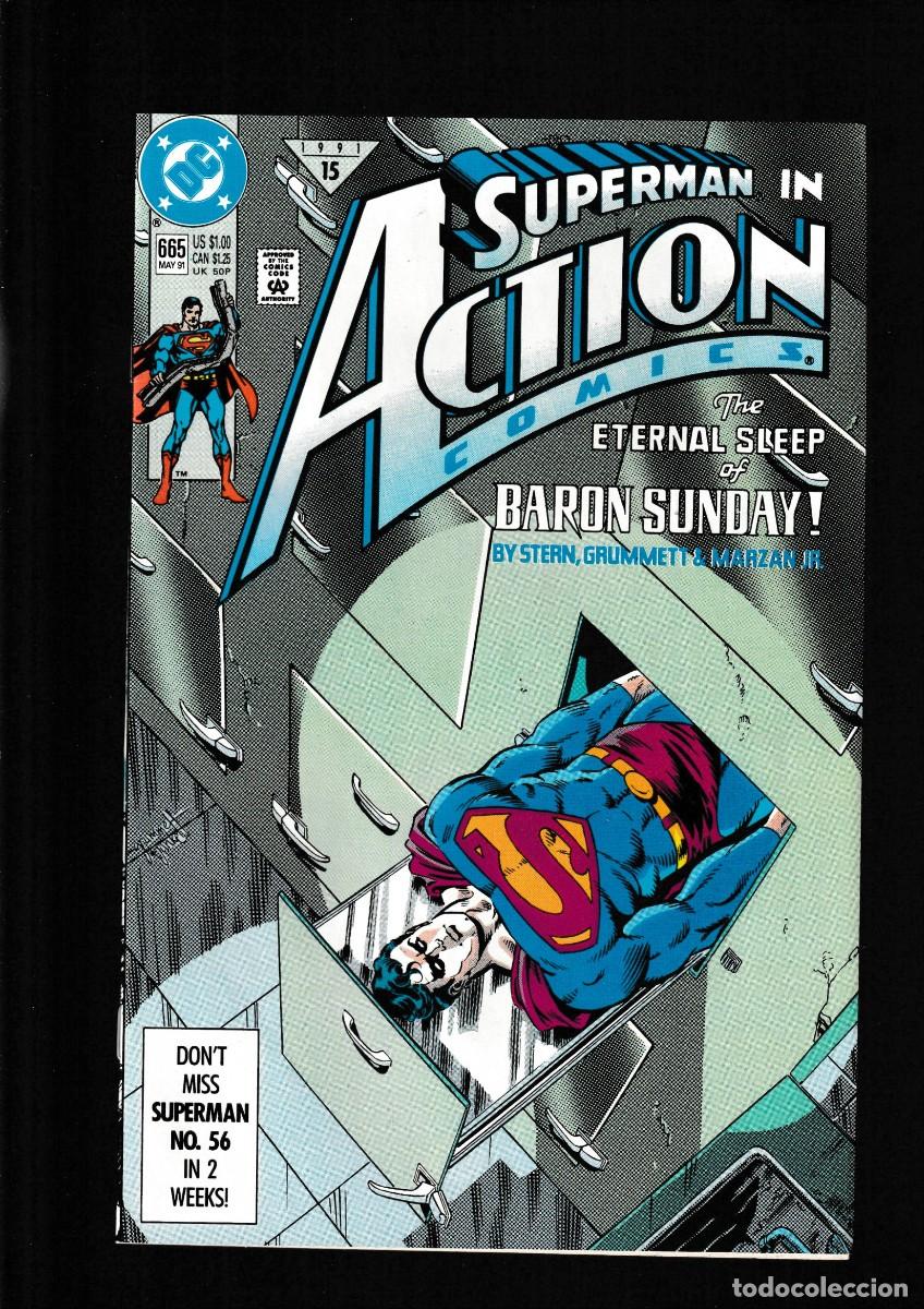 C&oacute;mics: ACTION COMICS 665 SUPERMAN - DC 1991 VFN - Foto 1