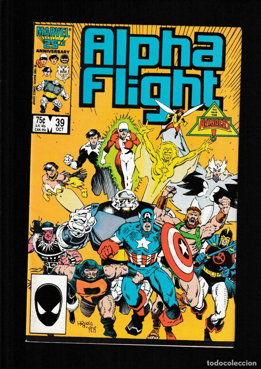 C&oacute;mics: ALPHA FLIGHT 39 - MARVEL 1986 VFN / AVENGERS - Foto 1
