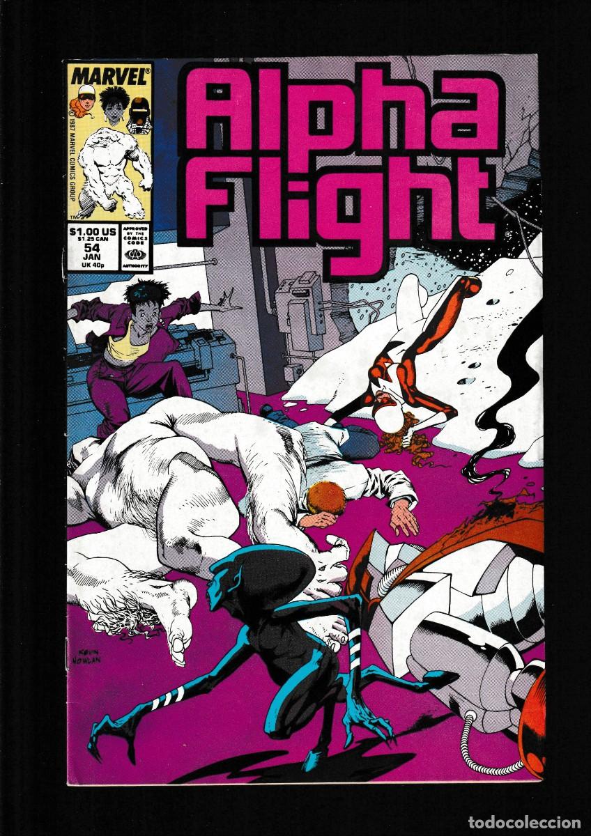 C&oacute;mics: ALPHA FLIGHT 54 - MARVEL 1988 VFN - Foto 1
