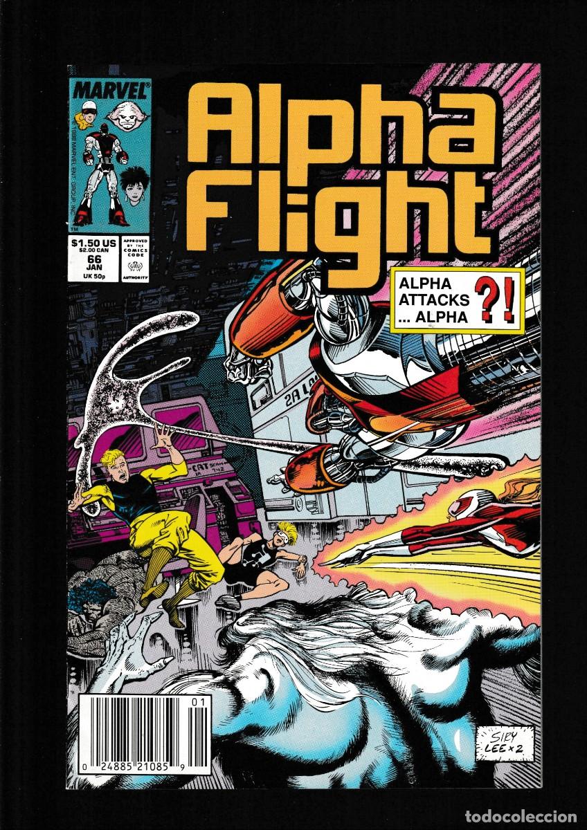 C&oacute;mics: ALPHA FLIGHT 66 - MARVEL 1989 VFN/NM - Foto 1