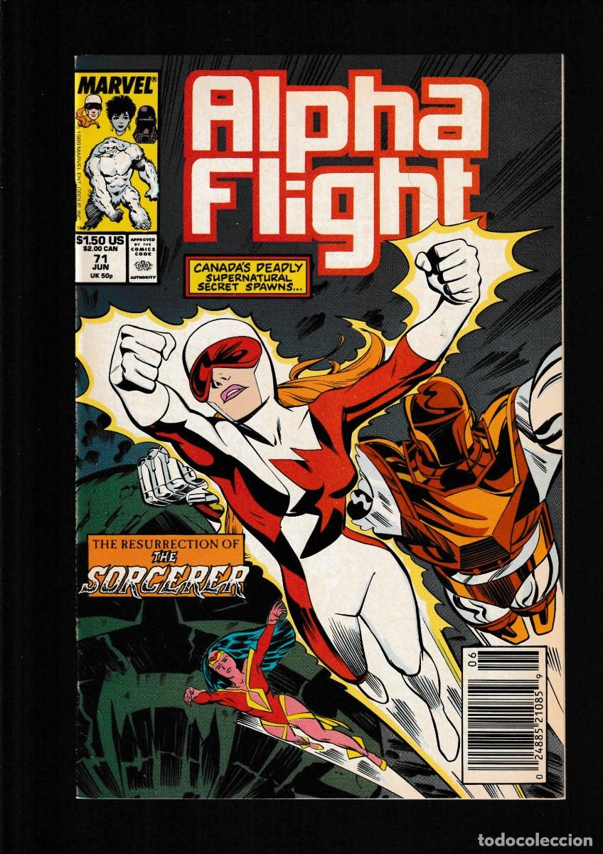 C&oacute;mics: ALPHA FLIGHT 71 - MARVEL 1989 VFN - Foto 1