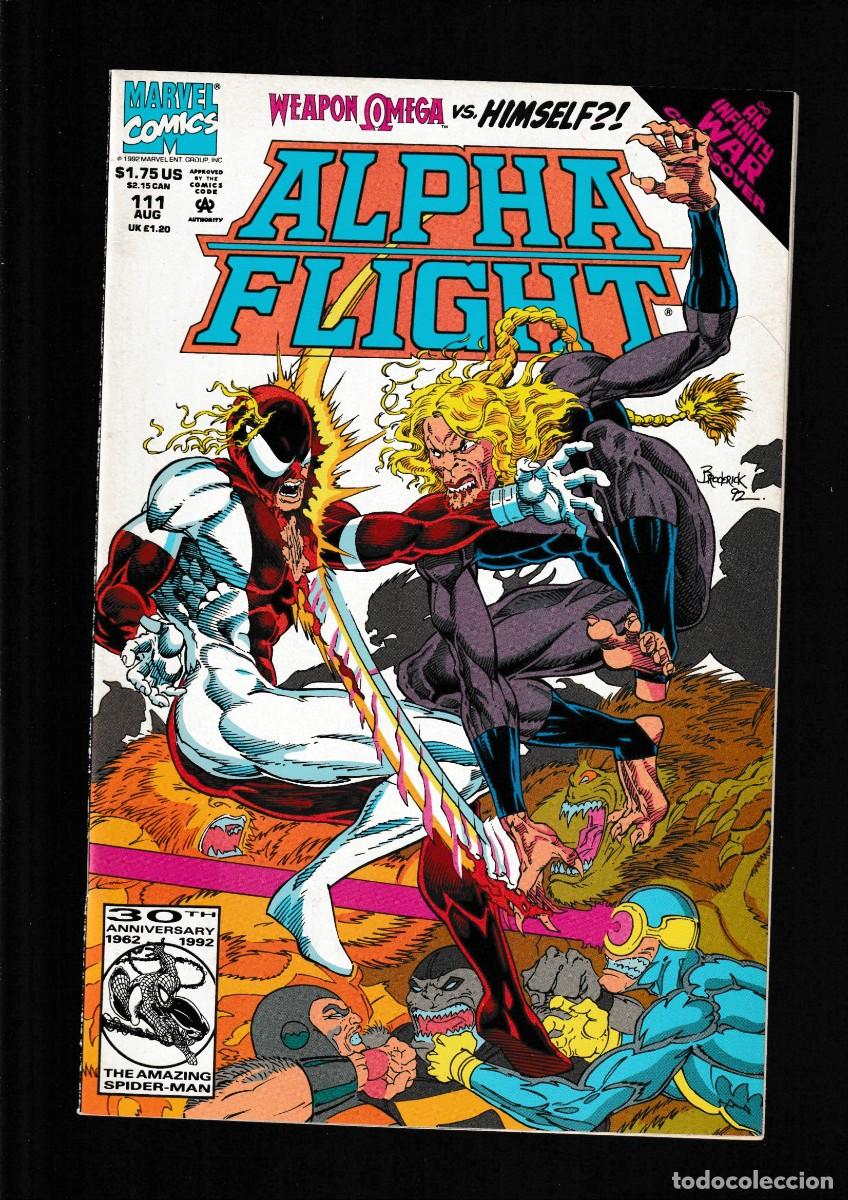 C&oacute;mics: ALPHA FLIGHT 111 - MARVEL 1992 VFN/NM / INFINITY WAR - Foto 1