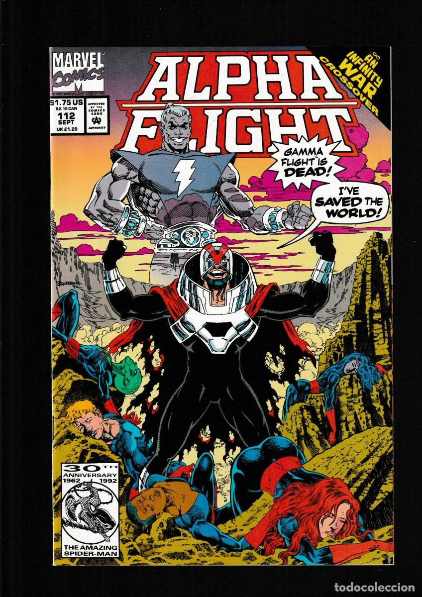 C&oacute;mics: ALPHA FLIGHT 112 - MARVEL 1992 VFN/NM / INFINITY WAR - Foto 1