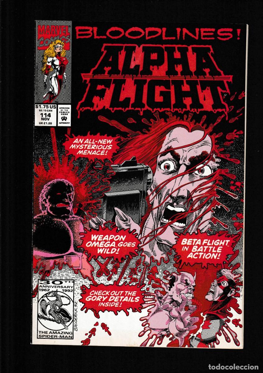 C&oacute;mics: ALPHA FLIGHT 114 - MARVEL 1992 VFN/NM - Foto 1