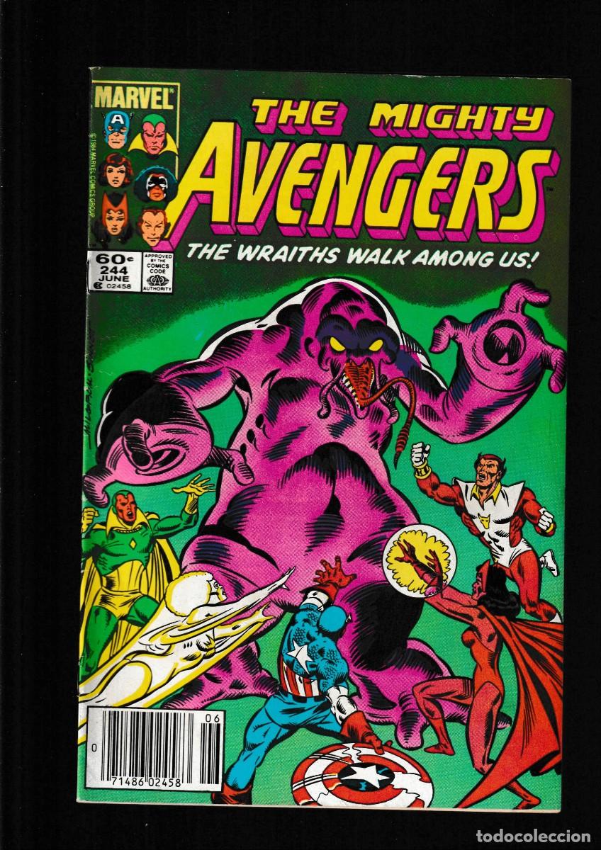 C&oacute;mics: AVENGERS 244 - MARVEL 1984 VFN / VS THE WRAITHS - Foto 1