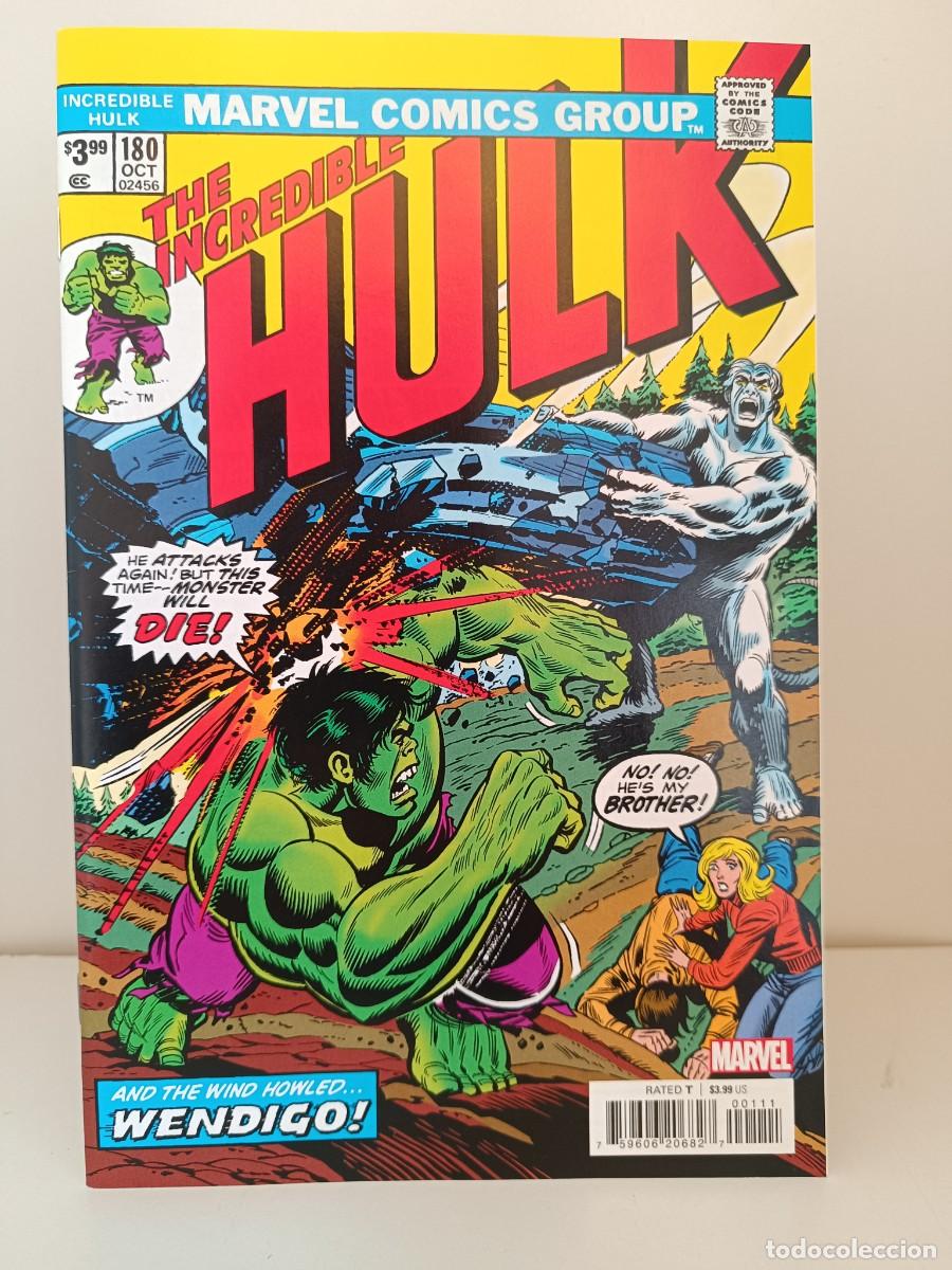 C&oacute;mics: THE INCREIBLE HULK NUMERO 180 FACSIMIL FACSIMILE - Foto 1