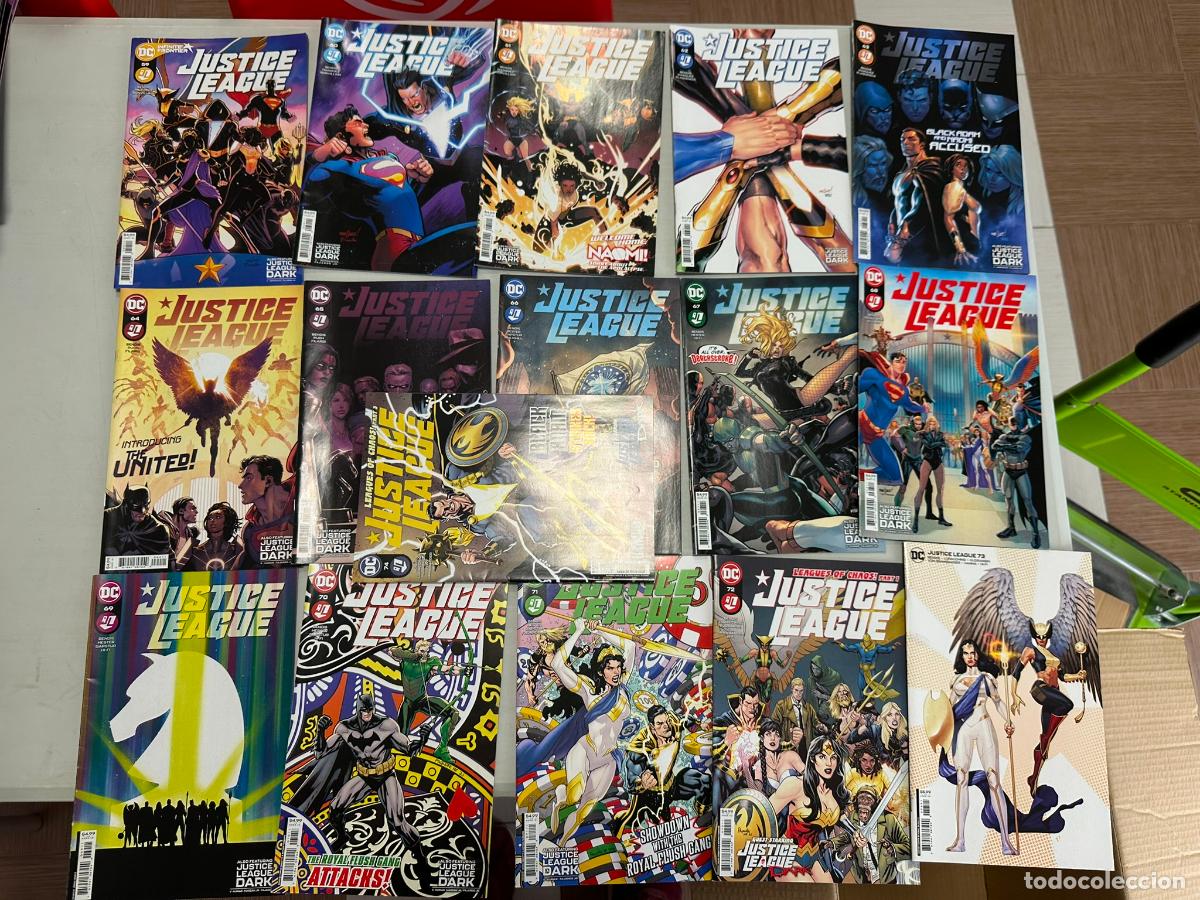 C&oacute;mics: Lote - Justice league 16 numeros - 59 al 74 - DC ECC - Foto 1