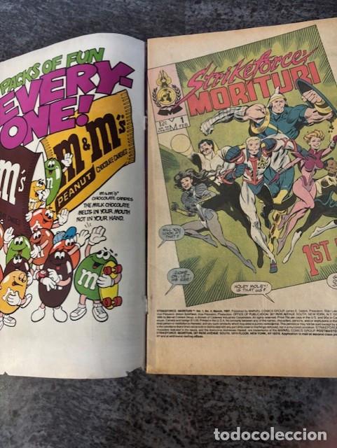 C&oacute;mics: STRIKEFORCE MORITURI N&ordm; 4 (MARZO 1987). ORIGINAL MARVEL. ACEPTABLE ESTADO - Foto 2