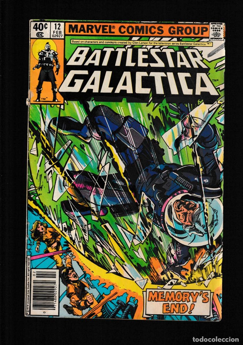 C&oacute;mics: BATTELSTAR GALATICA 12 - MARVEL 1980 FN / WALTER SIMONSON - Foto 1