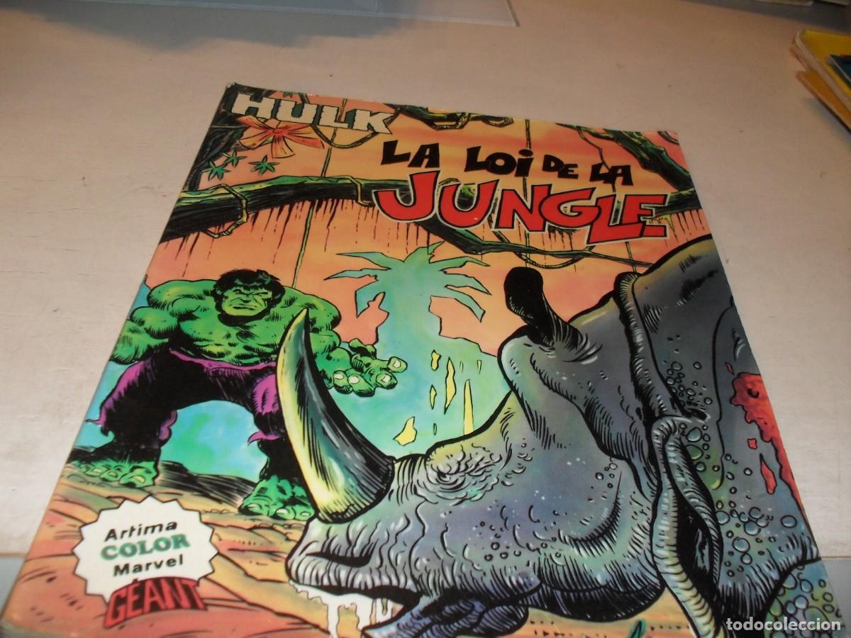 C&oacute;mics: (EN FRANCES)HULK LA LOI DE LA JUNGLE,ARTIMA-MARVEL,A&Ntilde;O 1981 - Foto 1
