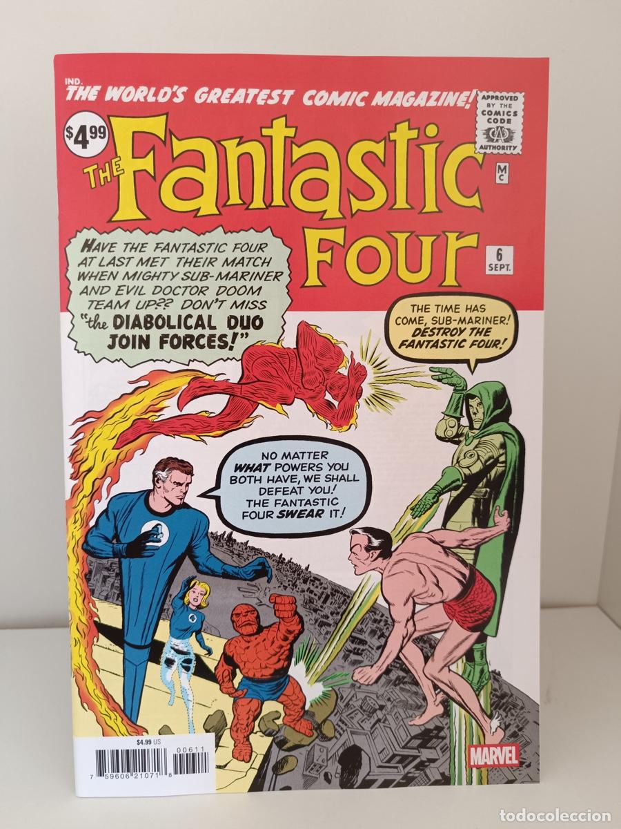 C&oacute;mics: FANTASTIC FOUR #6 FACSIMILE USA MARVEL - Foto 1
