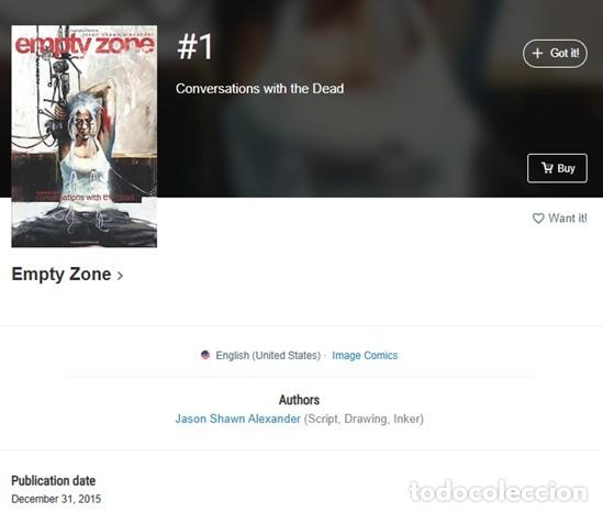 C&oacute;mics: EMPTY ZONE #1 (IMAGE) de JASON SHAWN ALEXANDER, TPB en INGL&Eacute;S - Foto 3