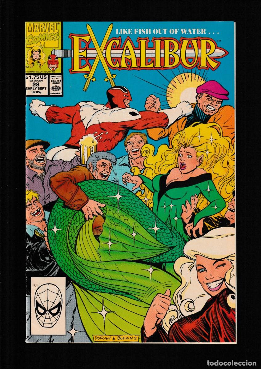 C&oacute;mics: EXCALIBUR 28 - MARVEL 1990 VFN/NM - Foto 1