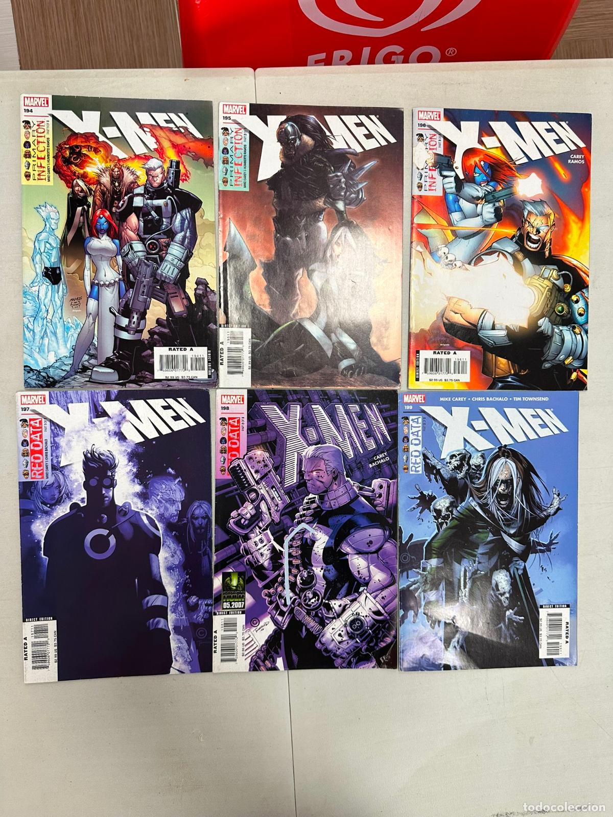 C&oacute;mics: Xmen X men red data y primer infection - 6 numeros - Foto 1