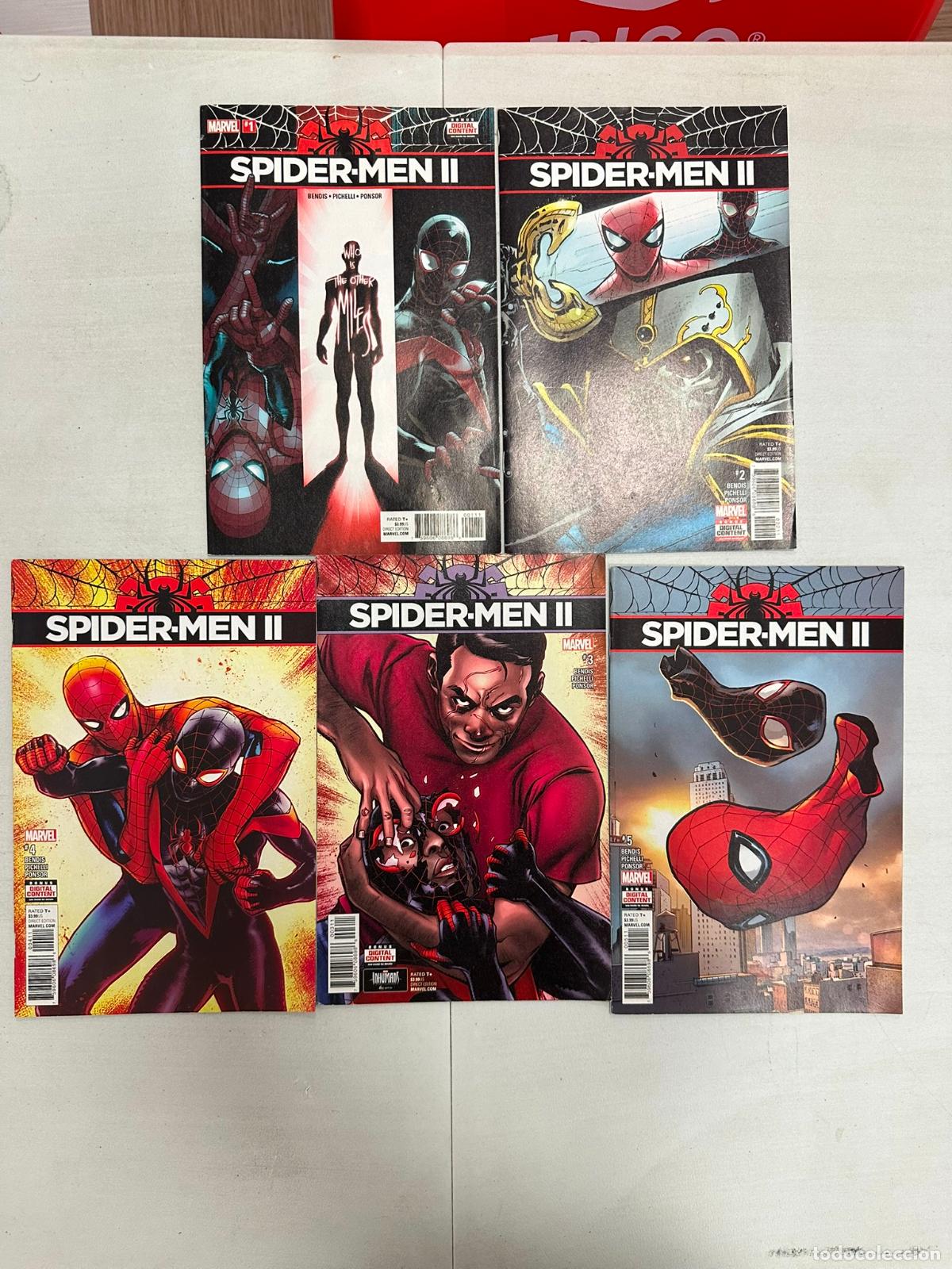 C&oacute;mics: Spider-Men II Complete #1-5 Miles Morales Marvel Comics 2017 - Foto 1