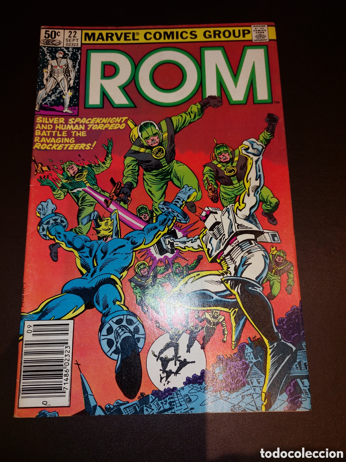 C&oacute;mics: ROM SPACEKNIGHT 22 - MARVEL 1981 / PORTADA DE MILGROM - Foto 1