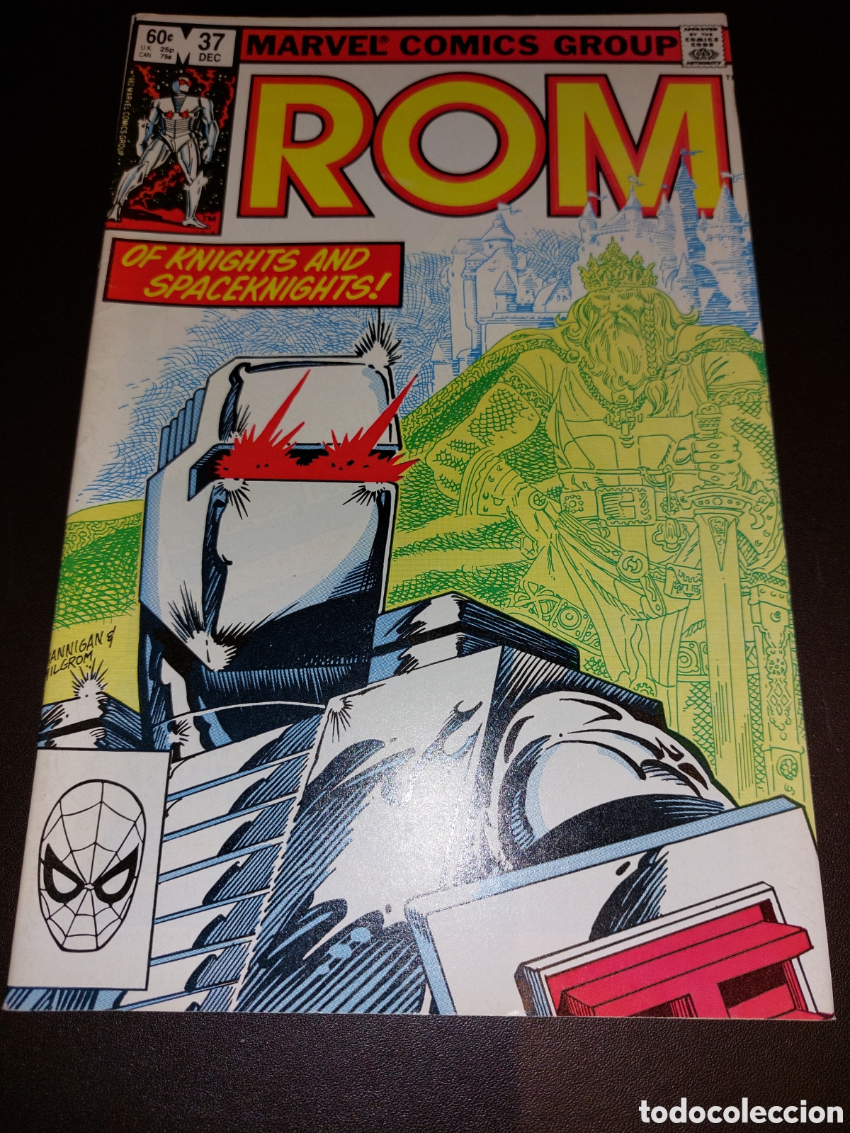 C&oacute;mics: ROM SPACEKNIGHT 37 - MARVEL 1982 / PORTADA DE MILGROM - Foto 1