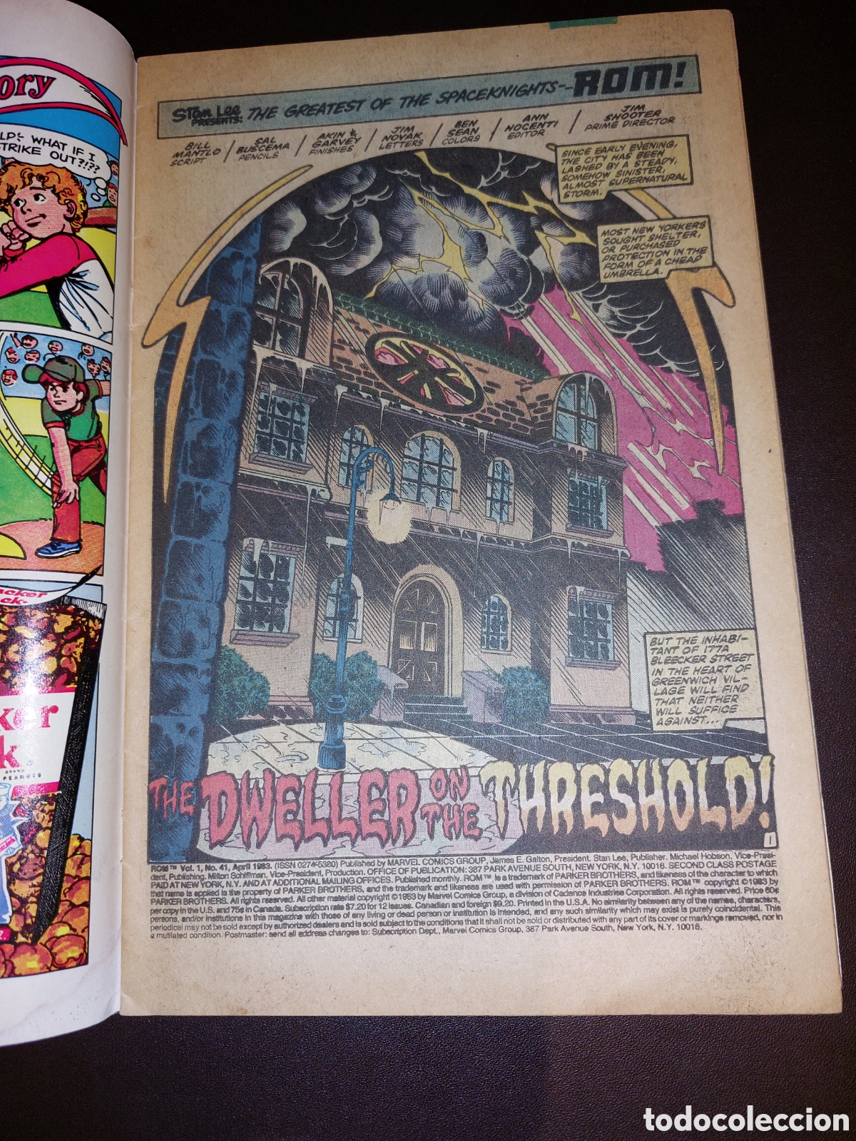 C&oacute;mics: ROM SPACEKNIGHT 41 - MARVEL 1983 / PORTADA DE MILGROM - Foto 3