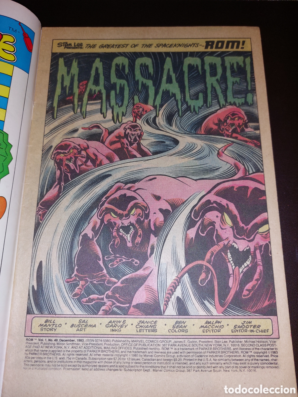 C&oacute;mics: ROM SPACEKNIGHT 49 - MARVEL 1983 / PORTADA DE MILGROM - Foto 2