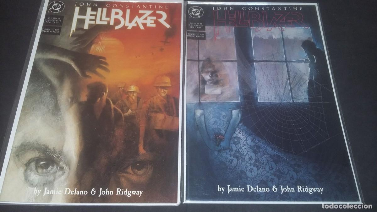 C&oacute;mics: Hellblazer 4 y 5 (primera cabecera 1988) VF- - Foto 1