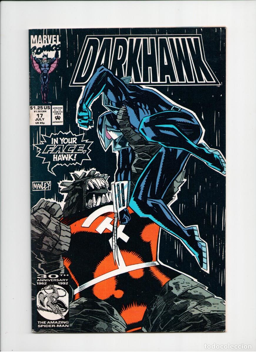 C&oacute;mics: DARKHAWK #17 MARVEL COMICS 1992 + B&B - Foto 1