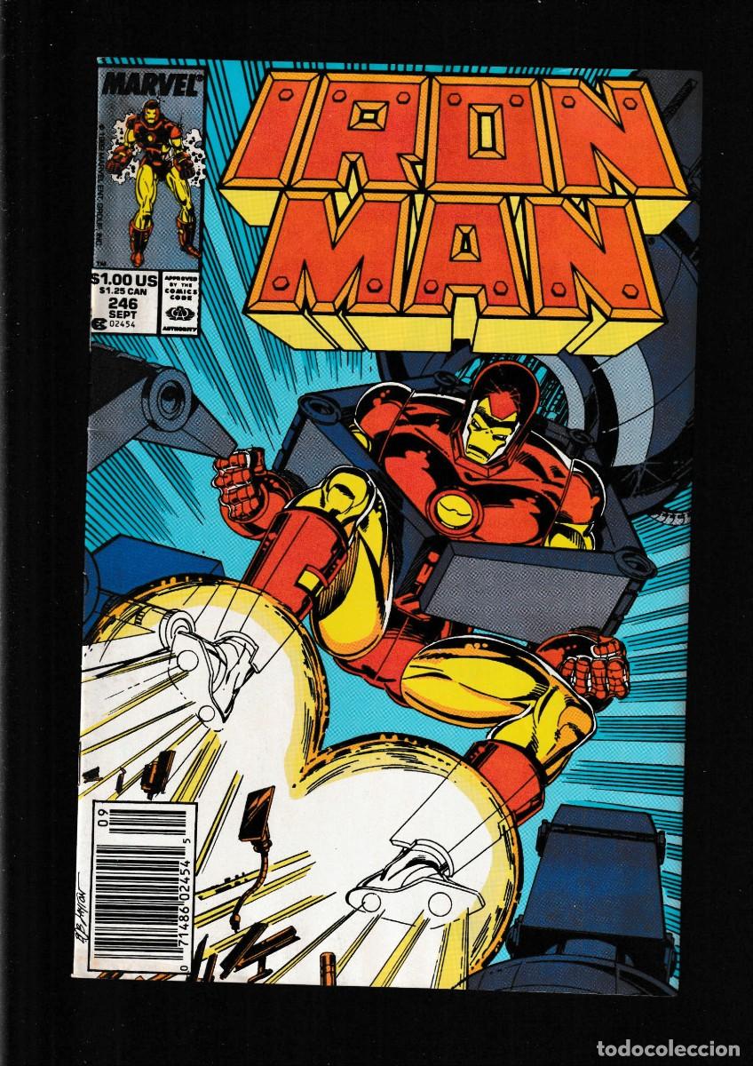 C&oacute;mics: IRON MAN 246 - MARVEL 1989 VFN/NM - Foto 1
