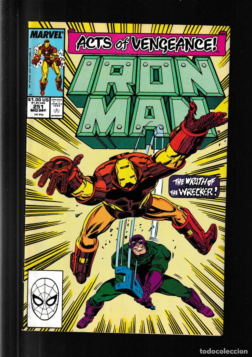 C&oacute;mics: IRON MAN 251 - MARVEL 1989 VFN/NM - Foto 1