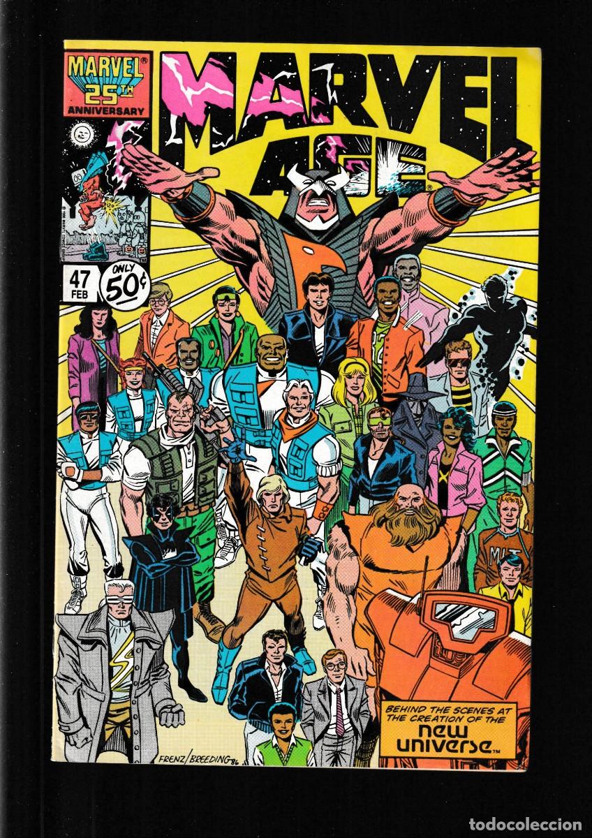C&oacute;mics: MARVEL AGE 47 - MARVEL 1987 VFN / NEW UNIVERSE - Foto 1