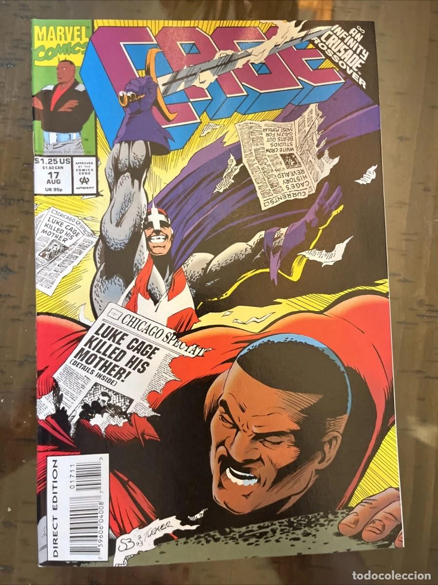 C&oacute;mics: Cage #17 Marvel Comics 1993 POWERMAN. POWER MAN. - Foto 1
