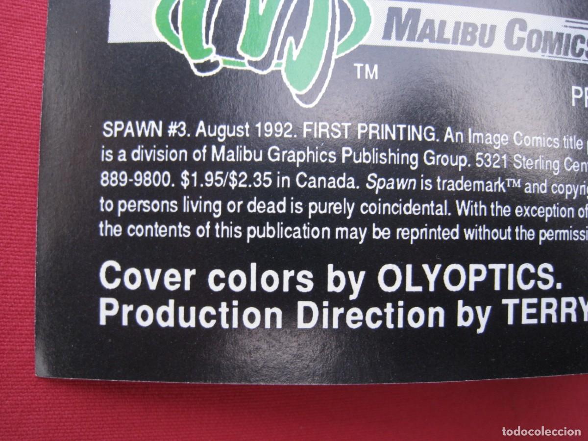 C&oacute;mics: SPAWN - N&ordm; 3 - IMAGE - MALIBU COMICS - EN INGLES. - Foto 7