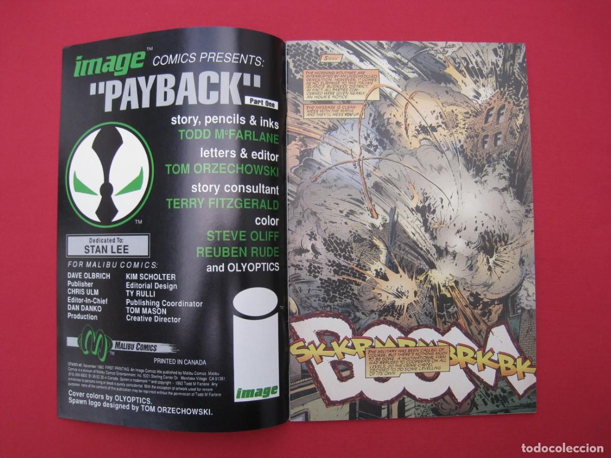C&oacute;mics: SPAWN - N&ordm; 6 - IMAGE - MALIBU COMICS - EN INGLES. - Foto 6