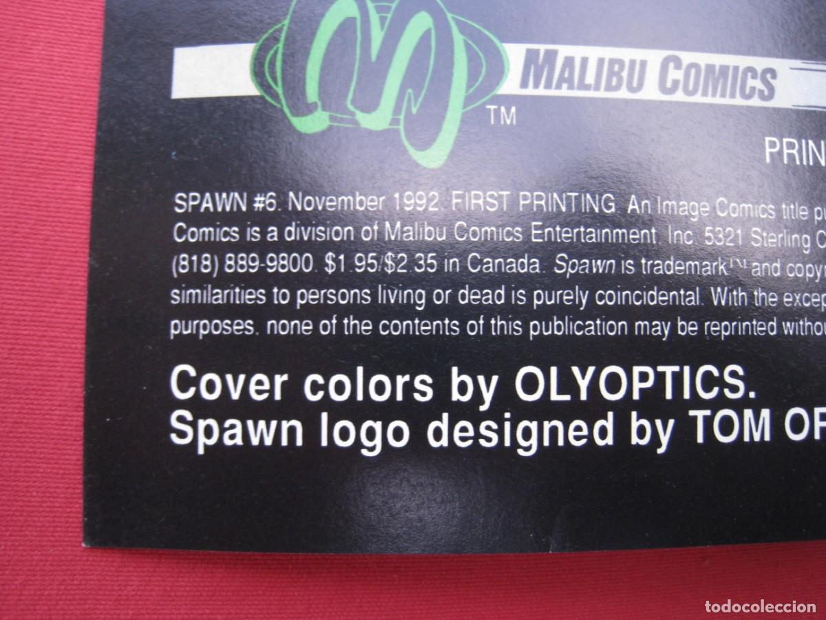 C&oacute;mics: SPAWN - N&ordm; 6 - IMAGE - MALIBU COMICS - EN INGLES. - Foto 7