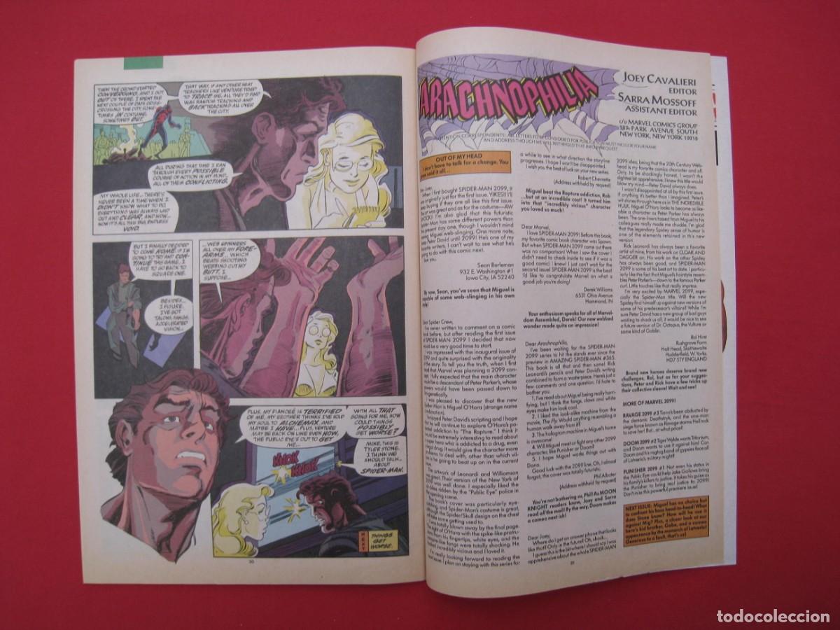 C&oacute;mics: SPIDER-MAN 2099 - VOL.1 - N&ordm; 3 - MARVEL COMICS - EN INGLES. - Foto 13