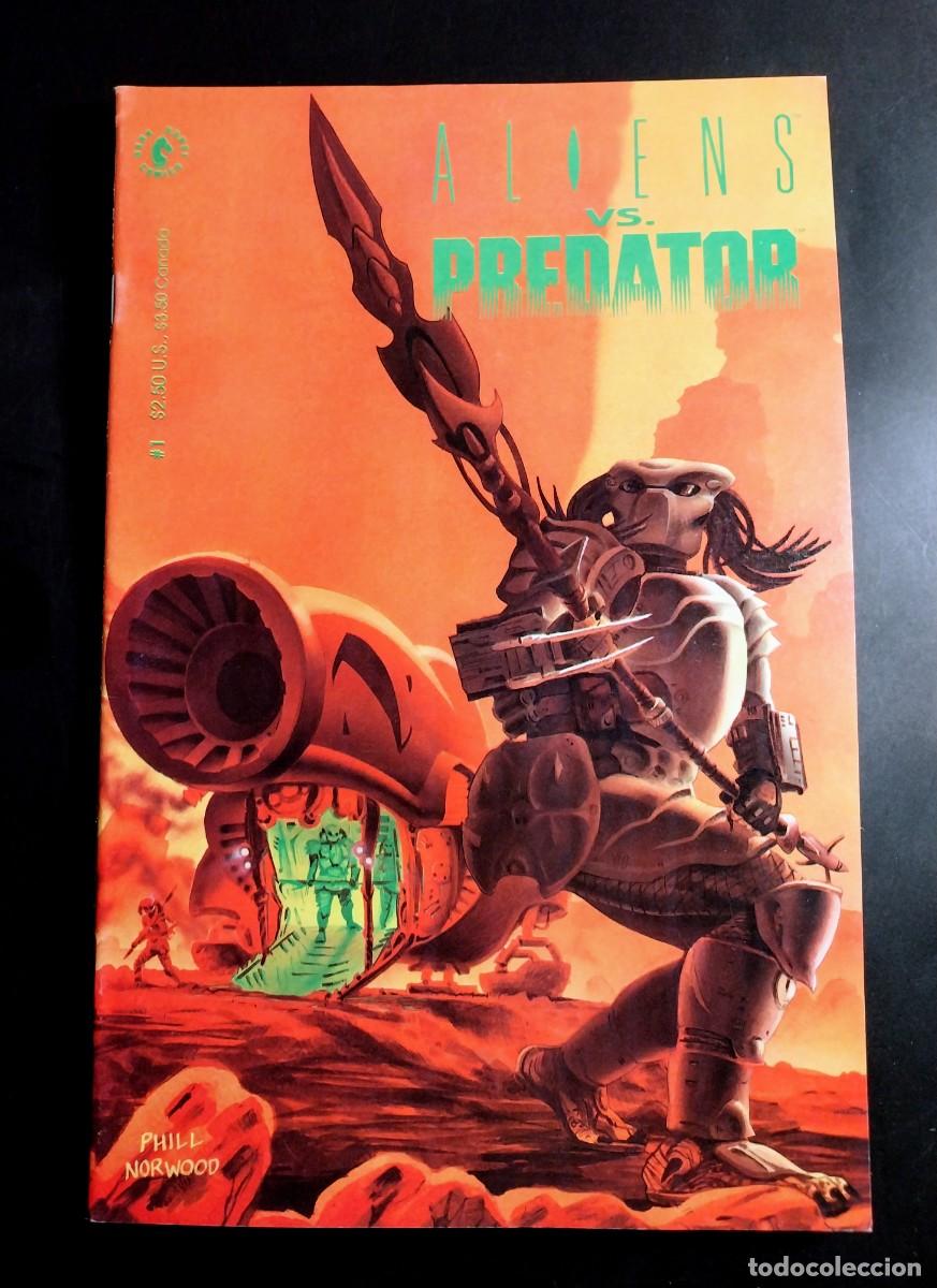 C&oacute;mics: ALIENS VS PREDATOR #1- DARK HORSE COMICS 1990 FIRST PRINT - Foto 1