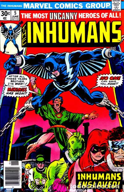 C&oacute;mics: THE INHUMANS # 5, MARVEL, 1.976, USA - Foto 1