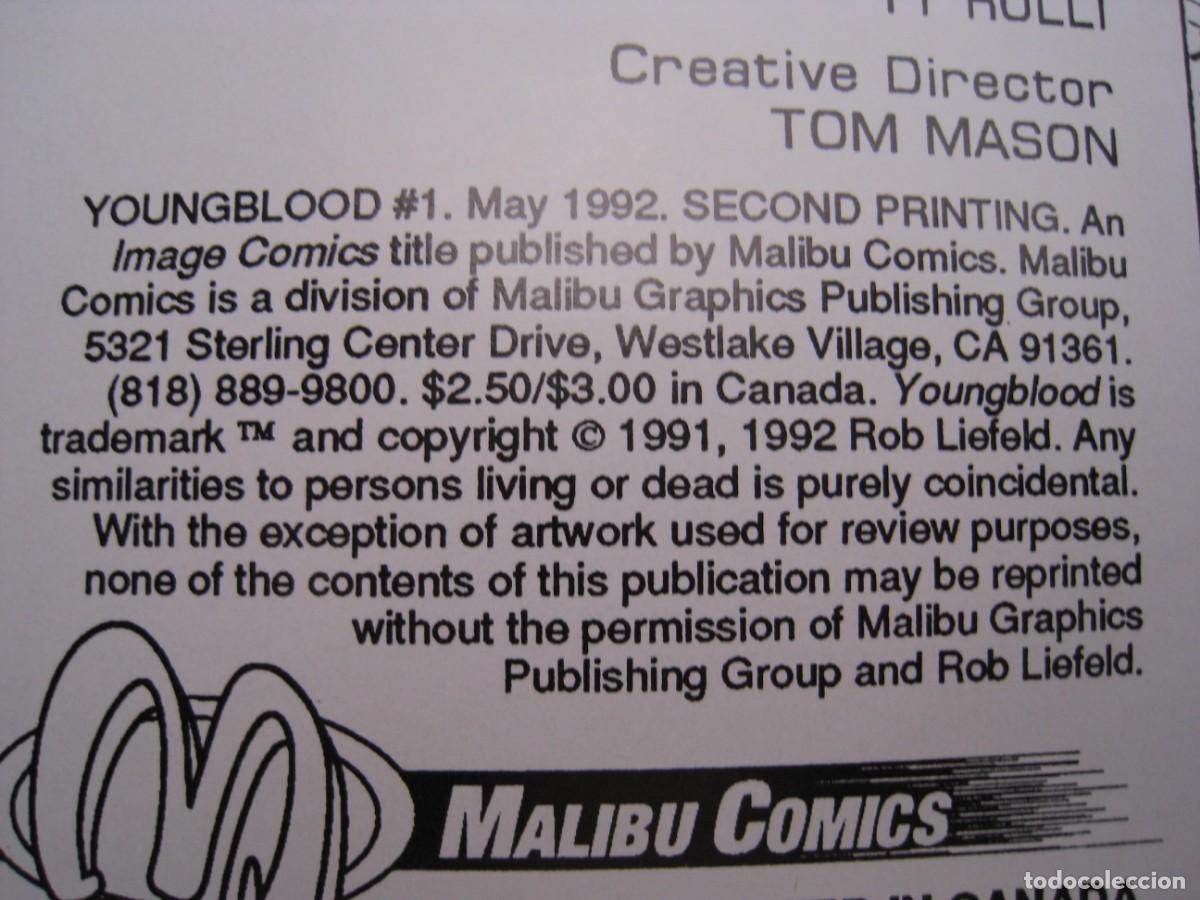C&oacute;mics: YOUNGBLOOD - N&ordm; 1 - IMAGE - MALIBU COMICS - EN INGLES. - Foto 6
