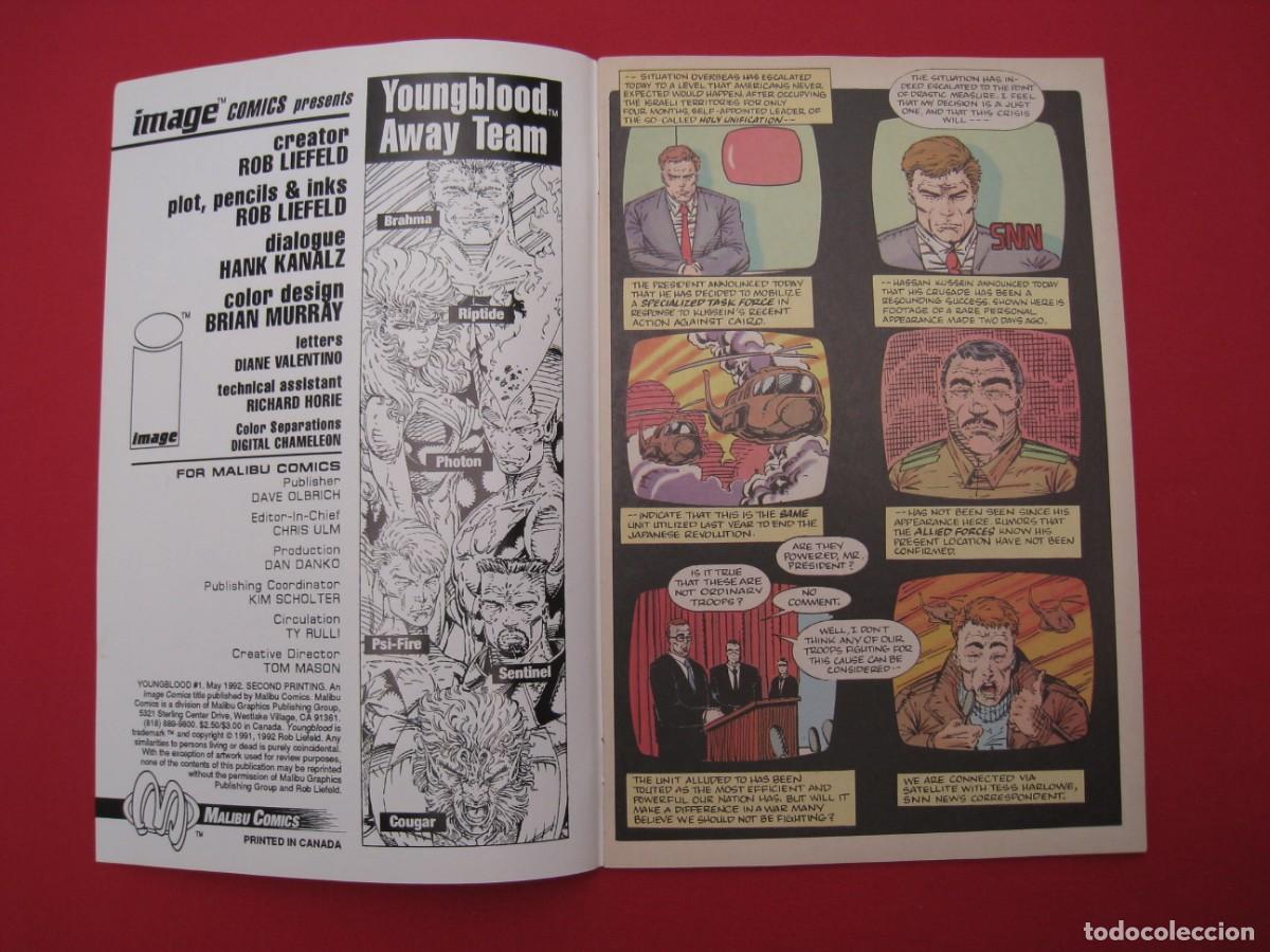 C&oacute;mics: YOUNGBLOOD - N&ordm; 1 - IMAGE - MALIBU COMICS - EN INGLES. - Foto 7