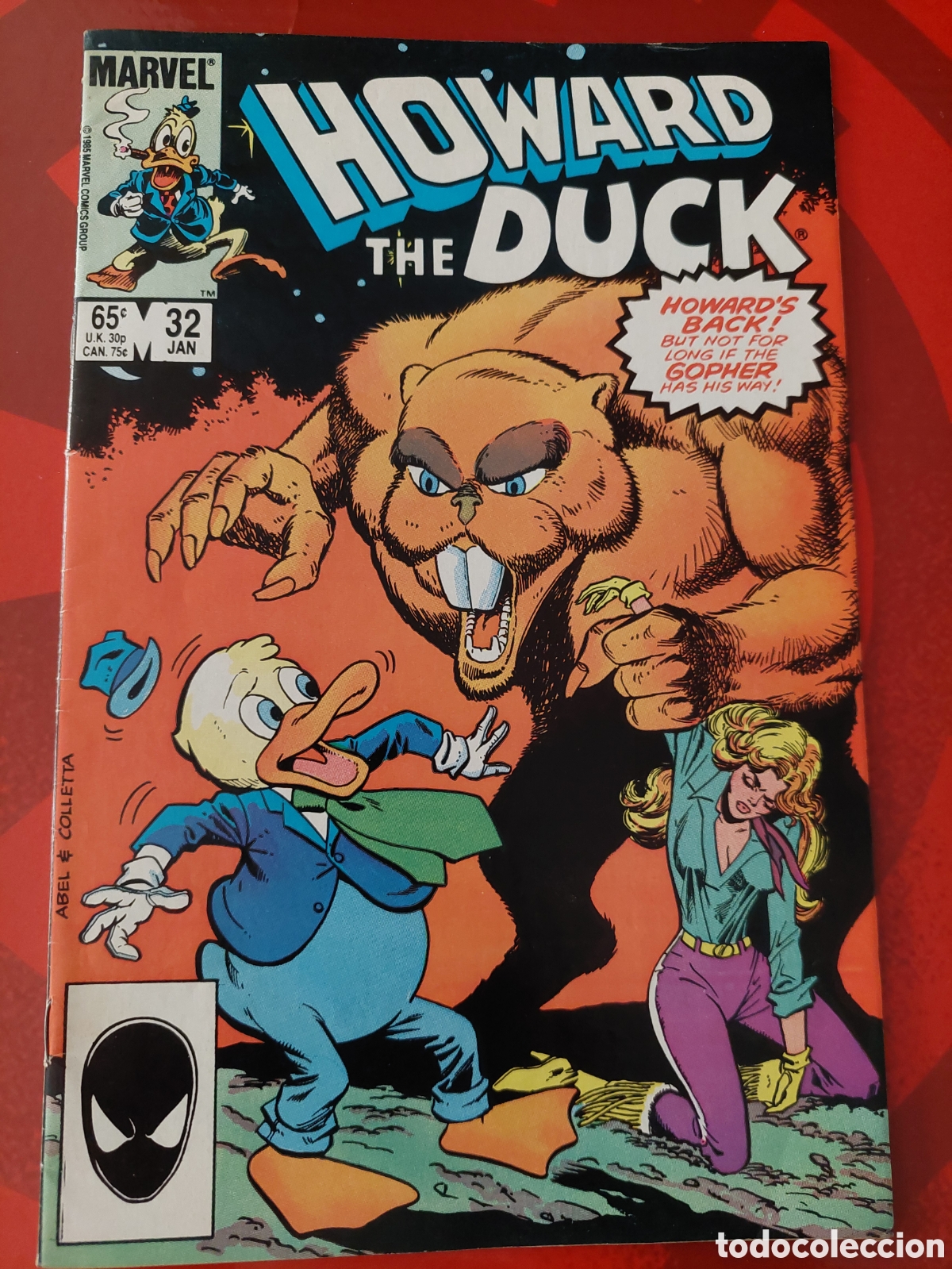 C&oacute;mics: Howard The Duck nr 32. C&oacute;mic Marvel USA de 1985. - Foto 1