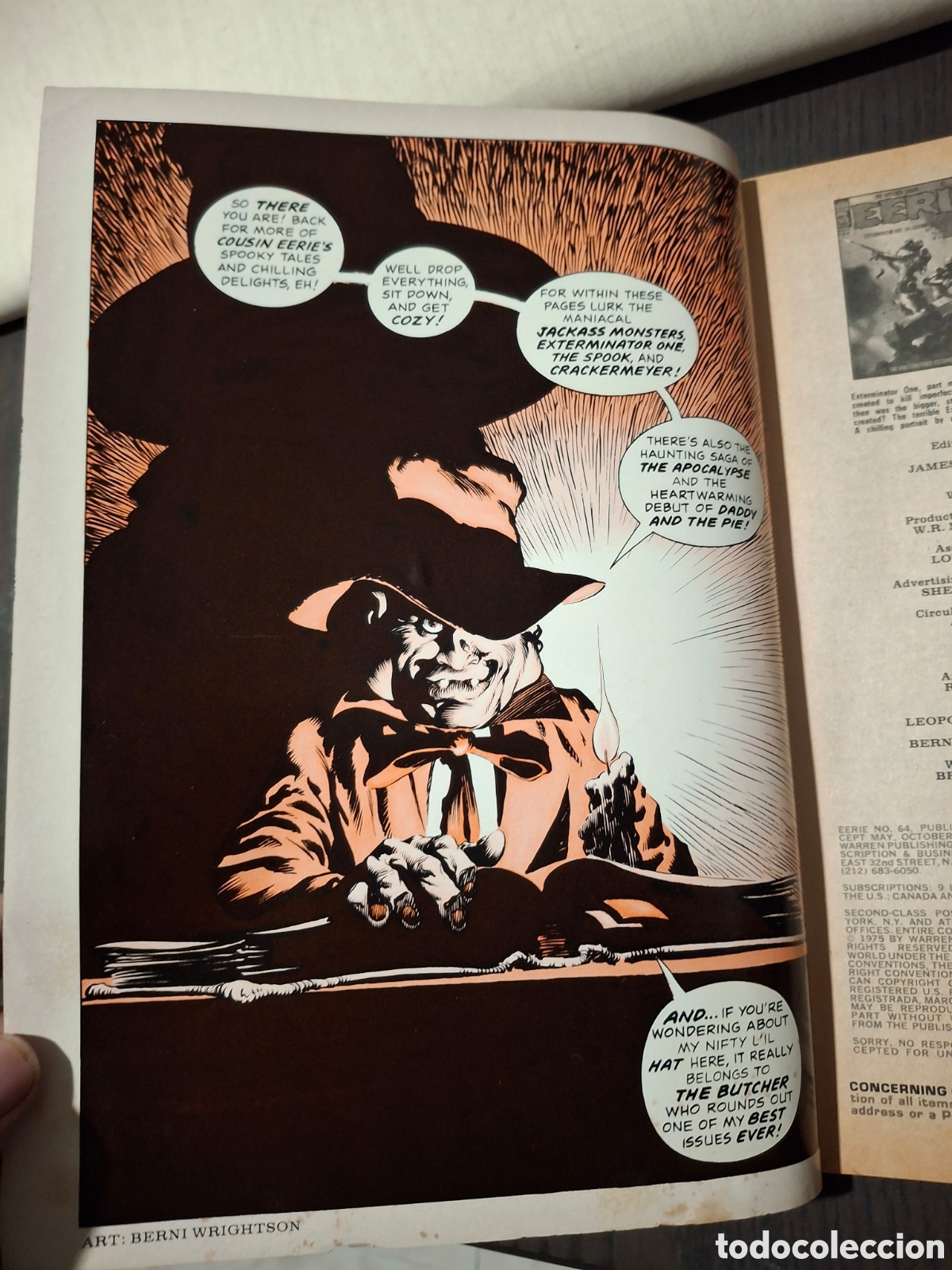 C&oacute;mics: Comic - Eerie 64 - Richard Corben Berni Wrightson, Alex Toth - Original USA - Foto 5