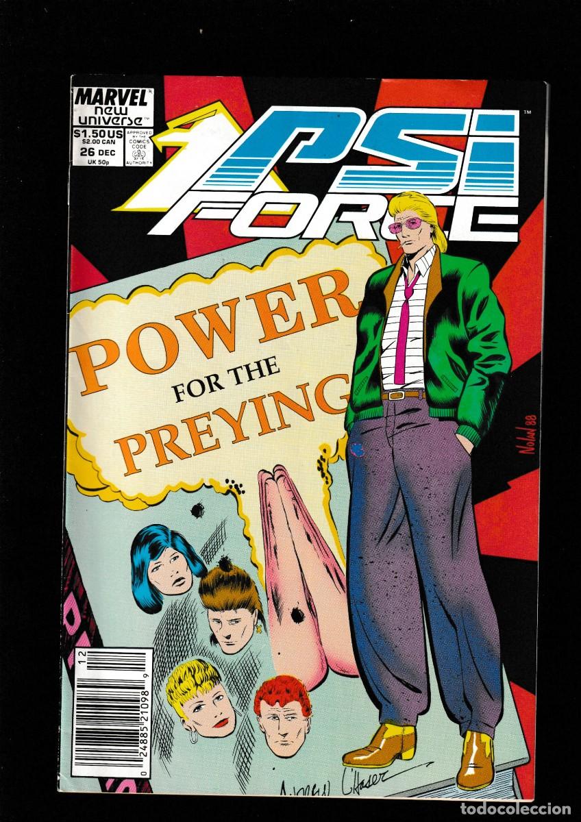 C&oacute;mics: PSI FORCE 26 - MARVEL NEW UNIVERSE 1988 FN - Foto 1
