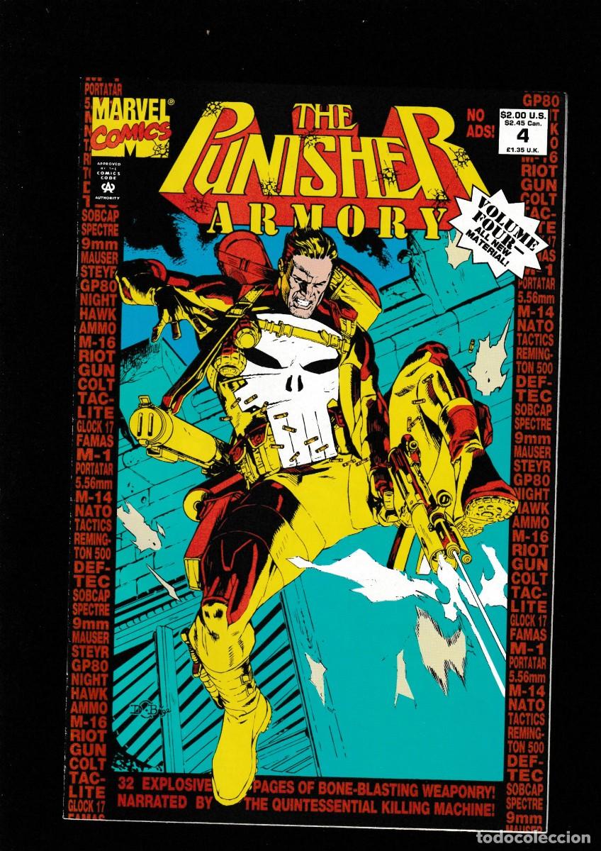 C&oacute;mics: PUNISHER ARMORY 4 - MARVEL 1992 VFN/NM - Foto 1