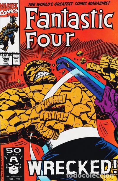 C&oacute;mics: FANTASTIC FOUR # 355 , MARVEL, 1.991, USA - Foto 1
