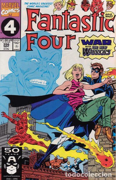 C&oacute;mics: FANTASTIC FOUR # 356 , MARVEL, 1.991, USA - Foto 1