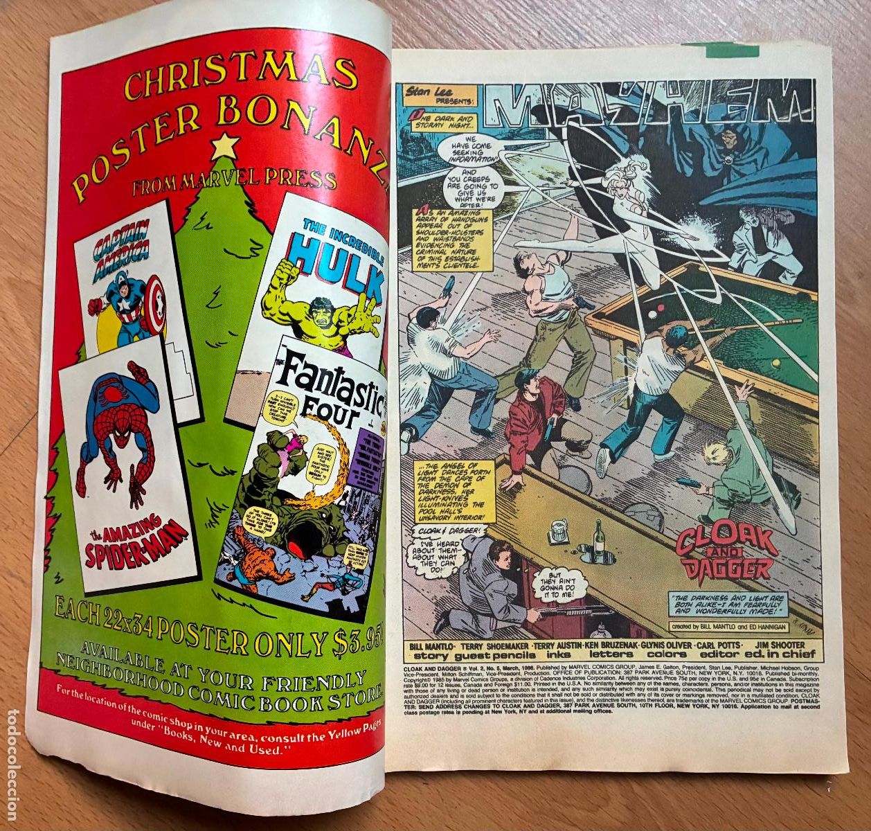 C&oacute;mics: CLOAK AND DAGGER, MARVEL, Numero 5, Comic USA - Foto 5