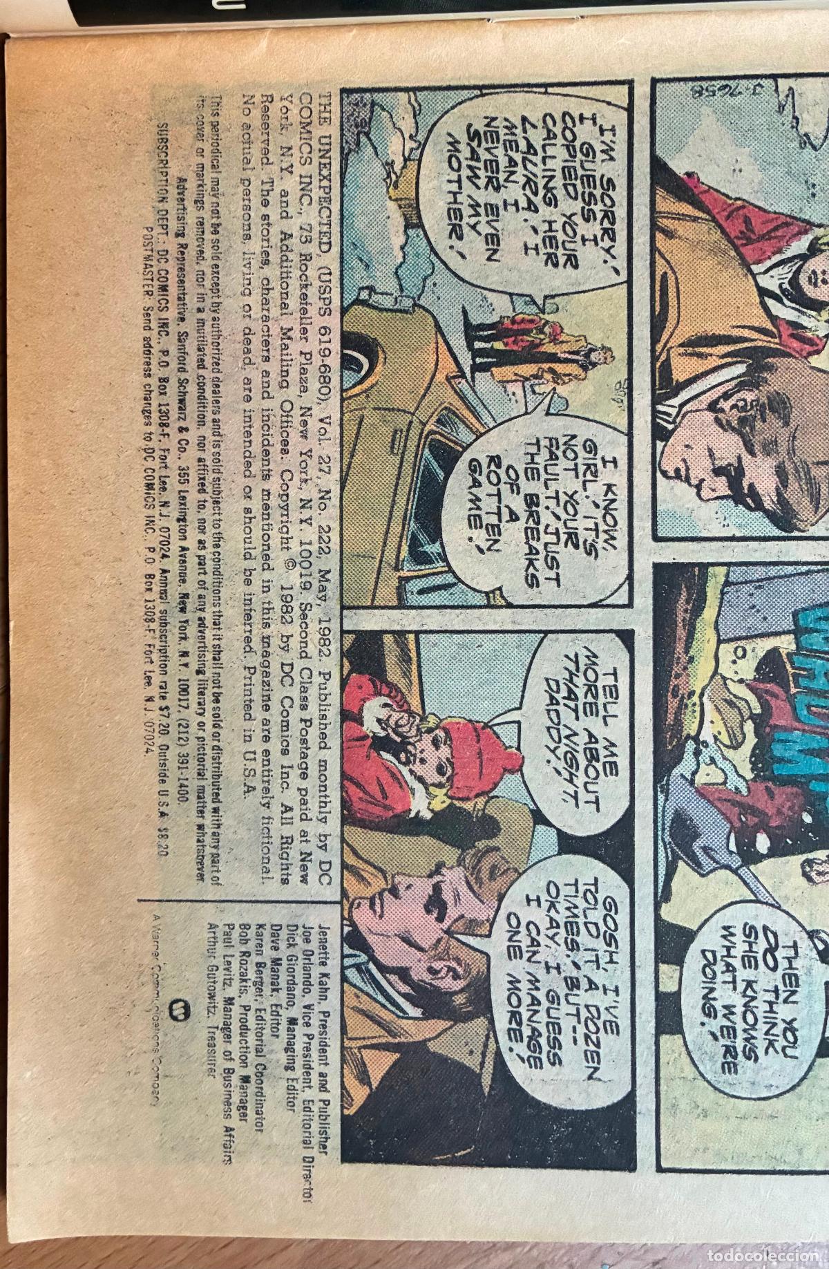 C&oacute;mics: UNEXPECTED, DC, NUMERO 222, USA - Foto 4