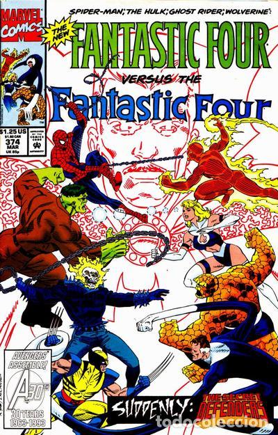 C&oacute;mics: FANTASTIC FOUR # 374 , MARVEL, 1.993, USA - Foto 1