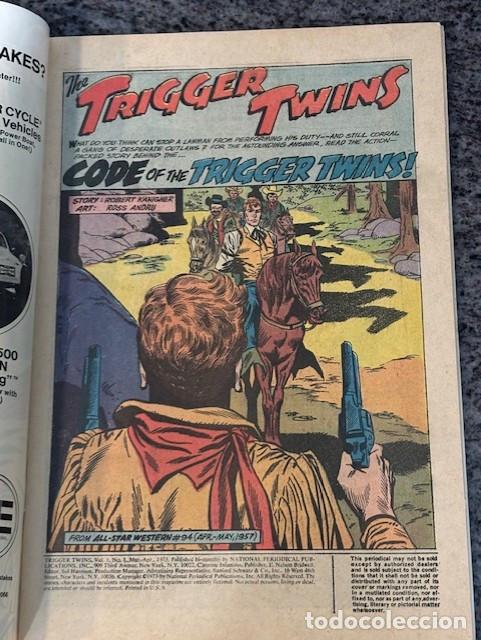 C&oacute;mics: TRIGGER TWINS N&ordm; 1 (ABRIL 1973). ORIGINAL DC. EXCELENTE ESTADO - Foto 3