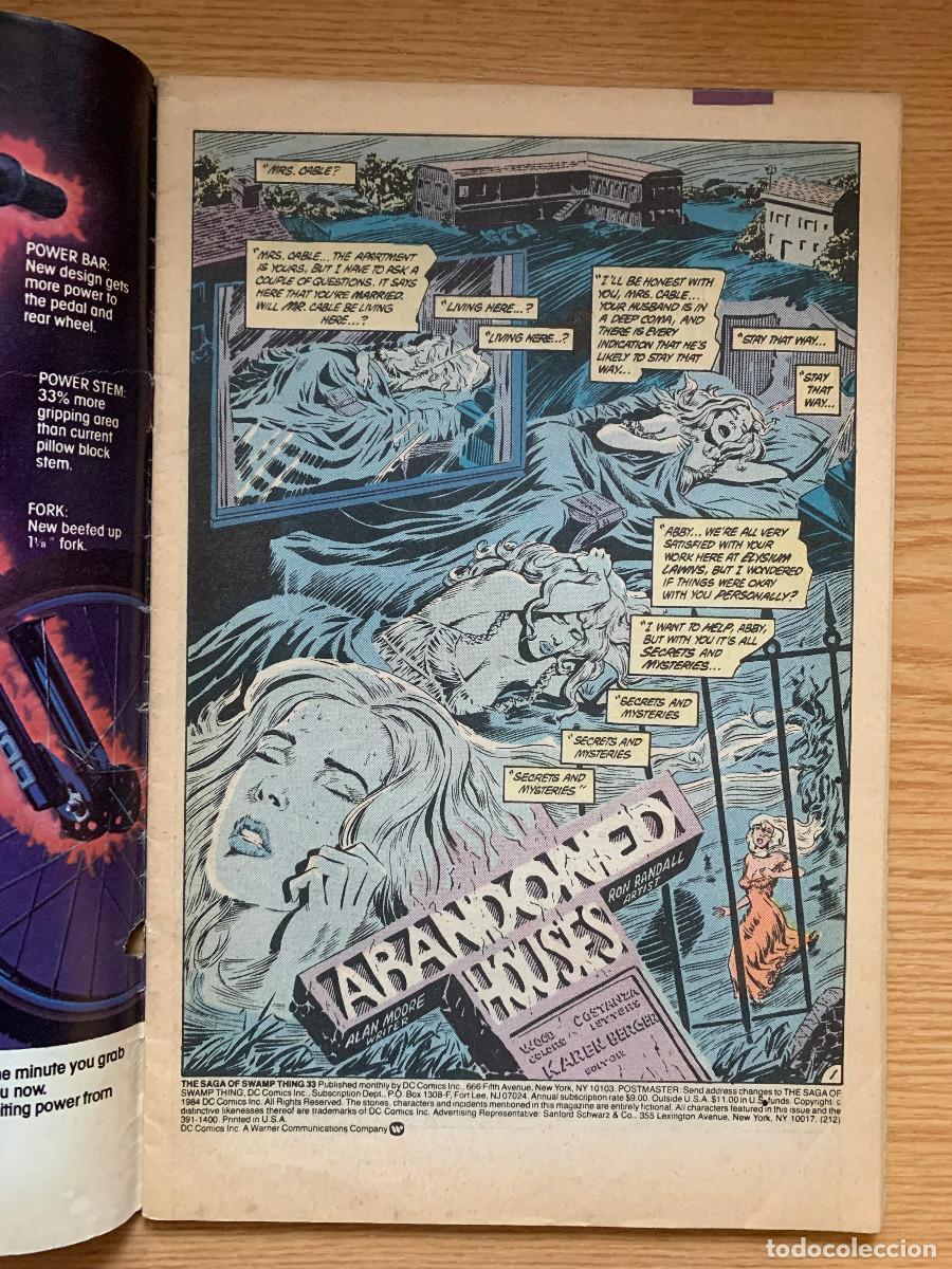 C&oacute;mics: Swamp Thing # 33 - Alan Moore 1987 - Foto 2